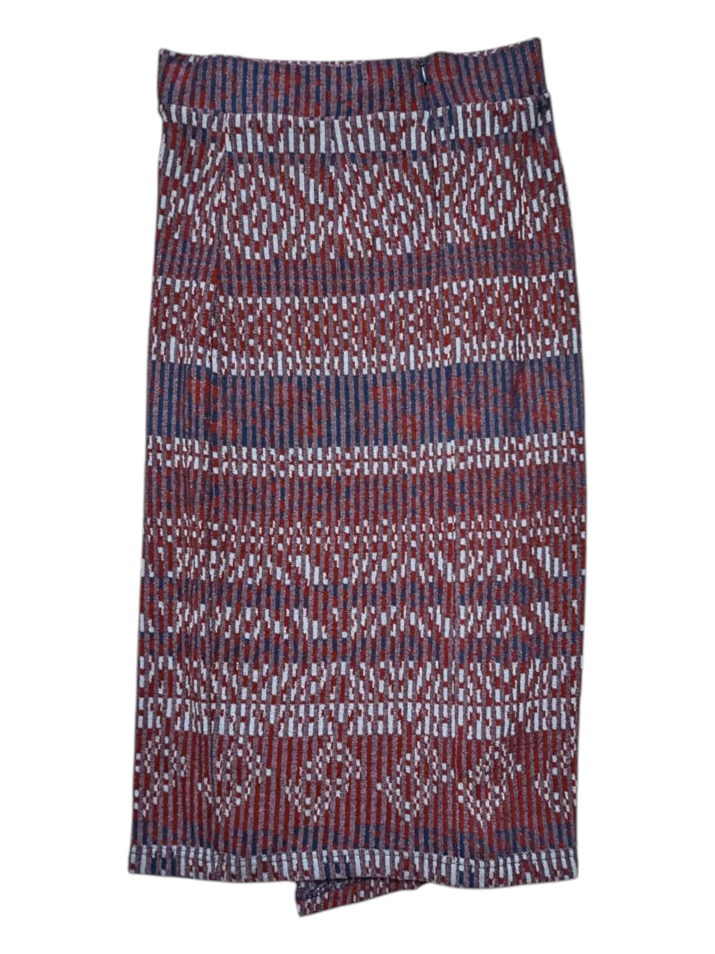 Skirt Midi By Maeve In Blue & Red, Size:Xs