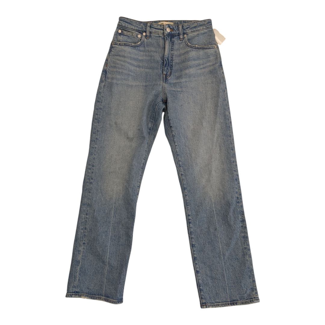 Jeans Straight By Madewell In Blue Denim, Size:4