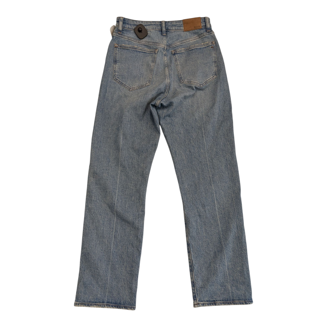 Jeans Straight By Madewell In Blue Denim, Size:4