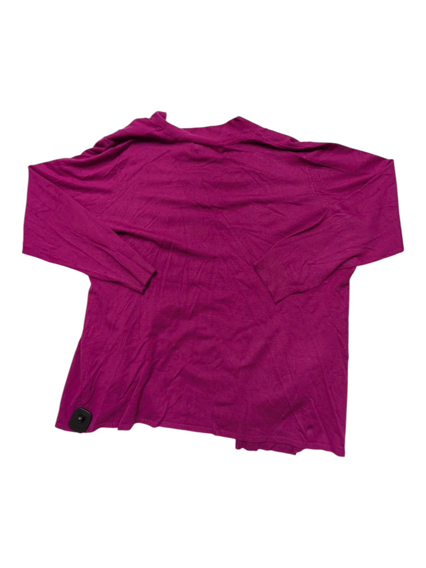 Sweater Cardigan By Eloquii In Purple, Size:18