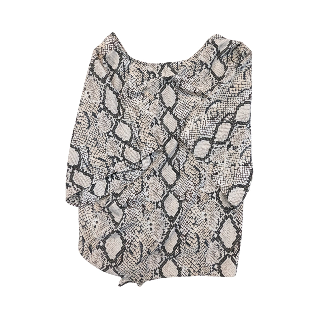 Top Ss By Ee Some In Snakeskin Print, Size:S