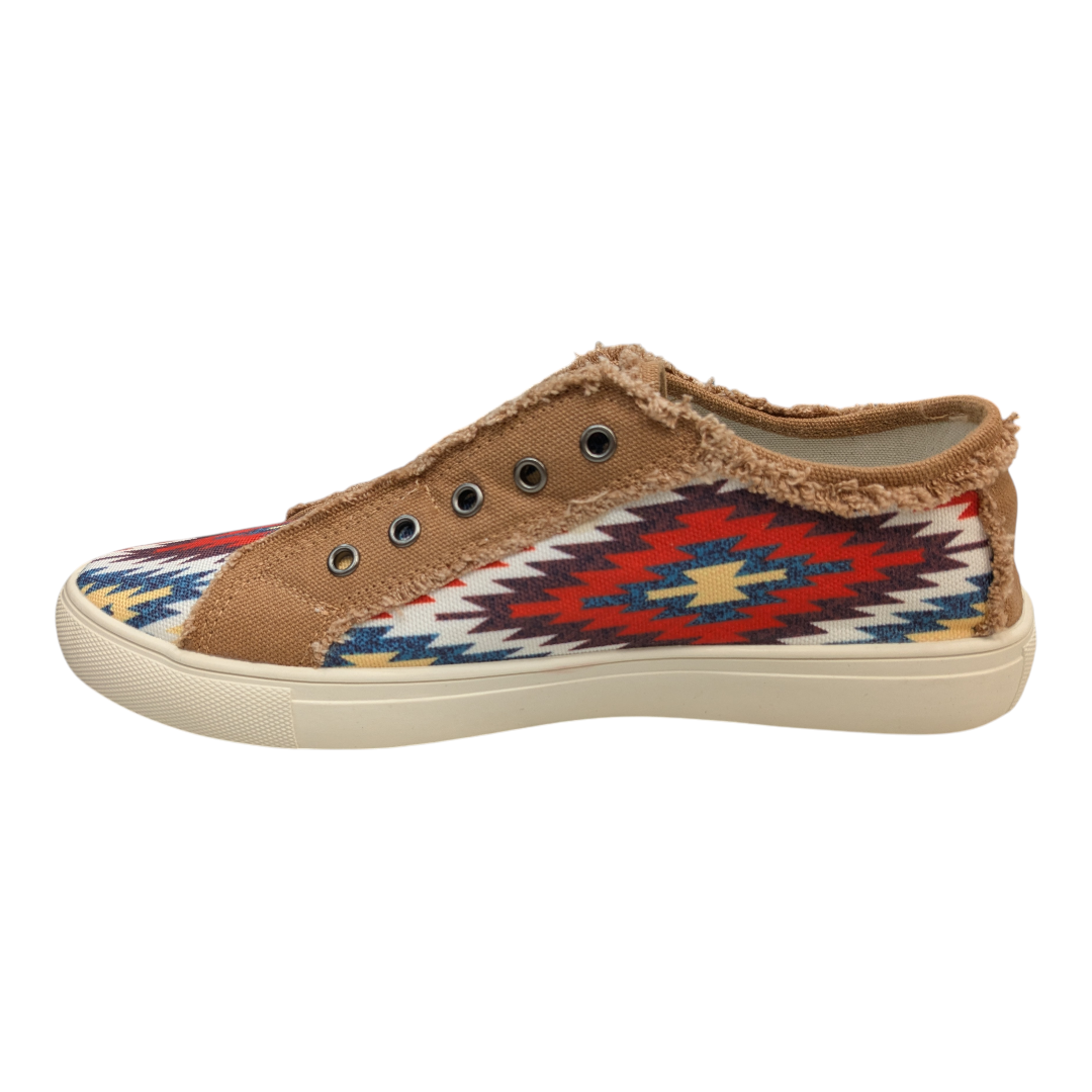 Shoes Sneakers By Montana West In Multi, Size:9