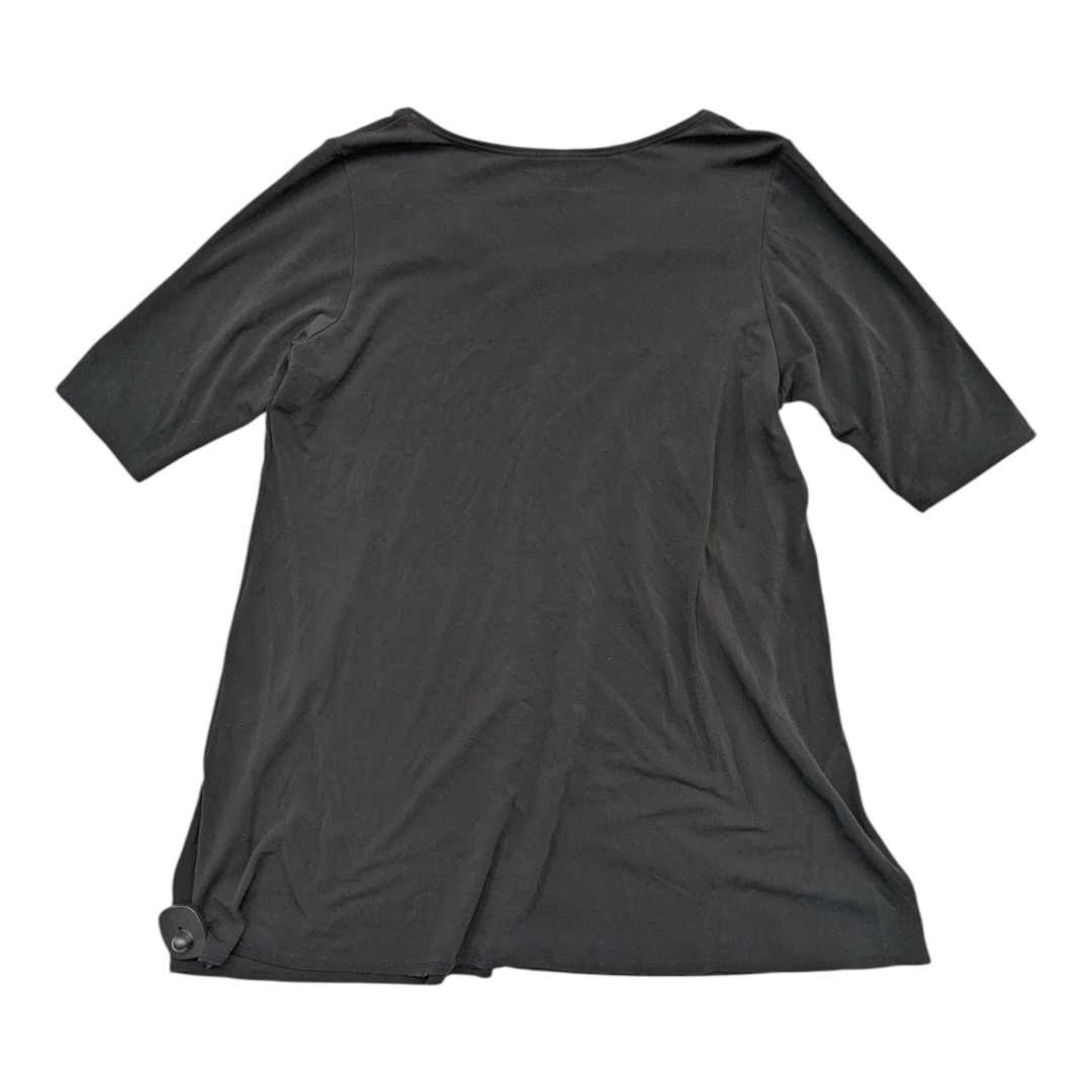Top Ss Designer By Eileen Fisher In Black, Size:Lp