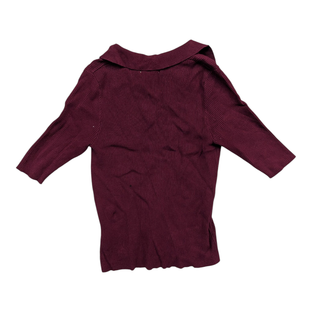 Top Ss Designer By Halston In Purple, Size:Xs