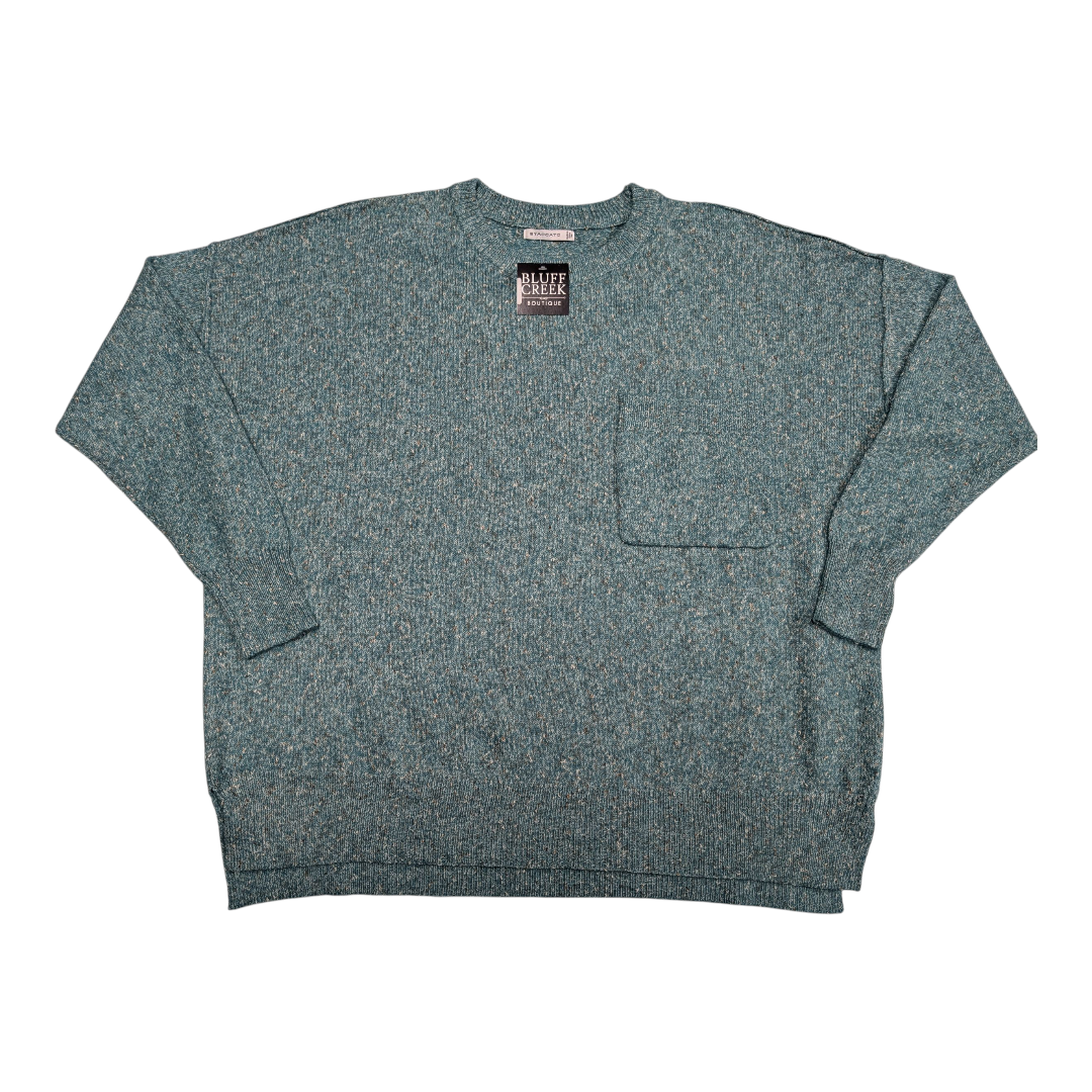 Sweater By Staccato In Teal, Size:M