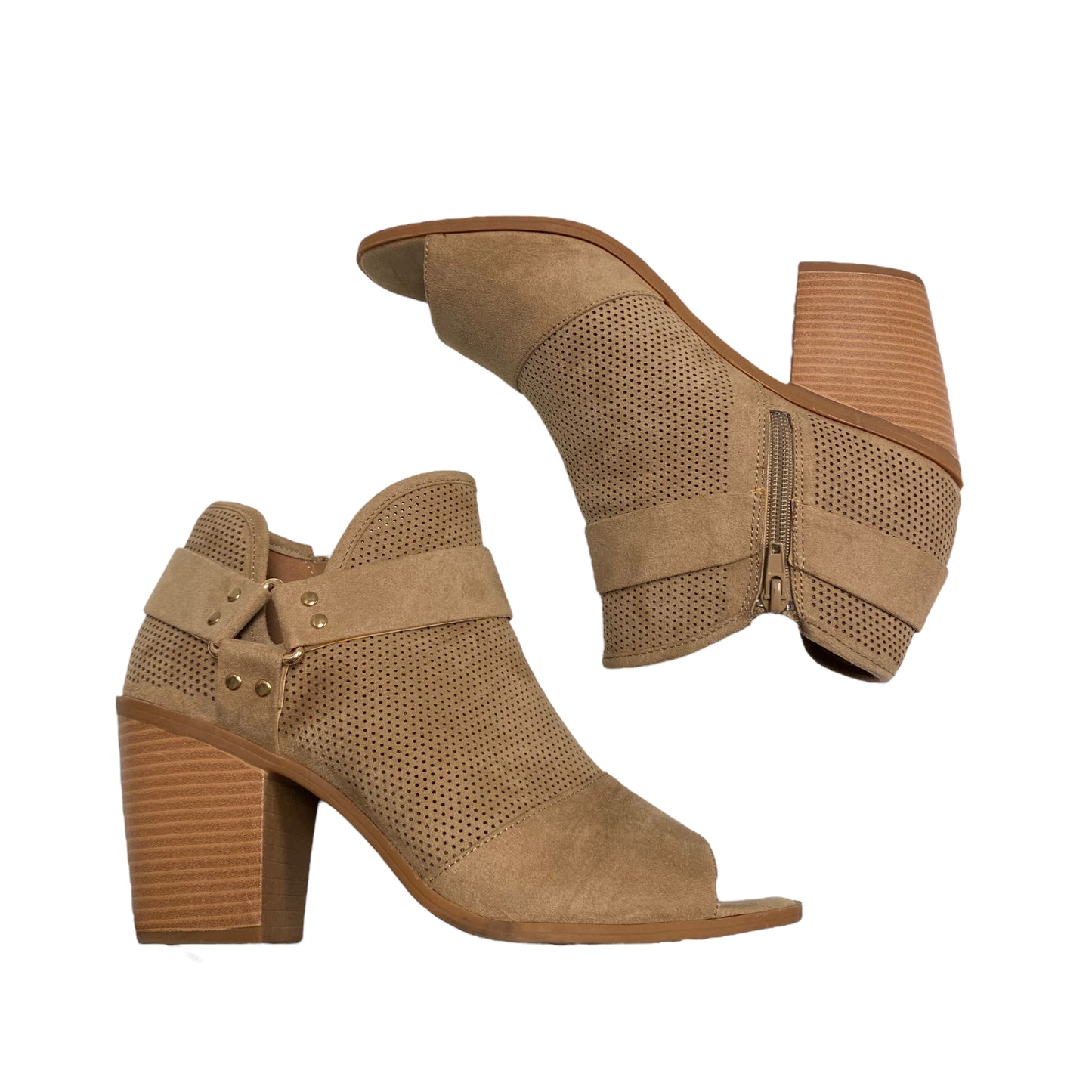 Sandals Heels Block By Fergalicious Size: 11