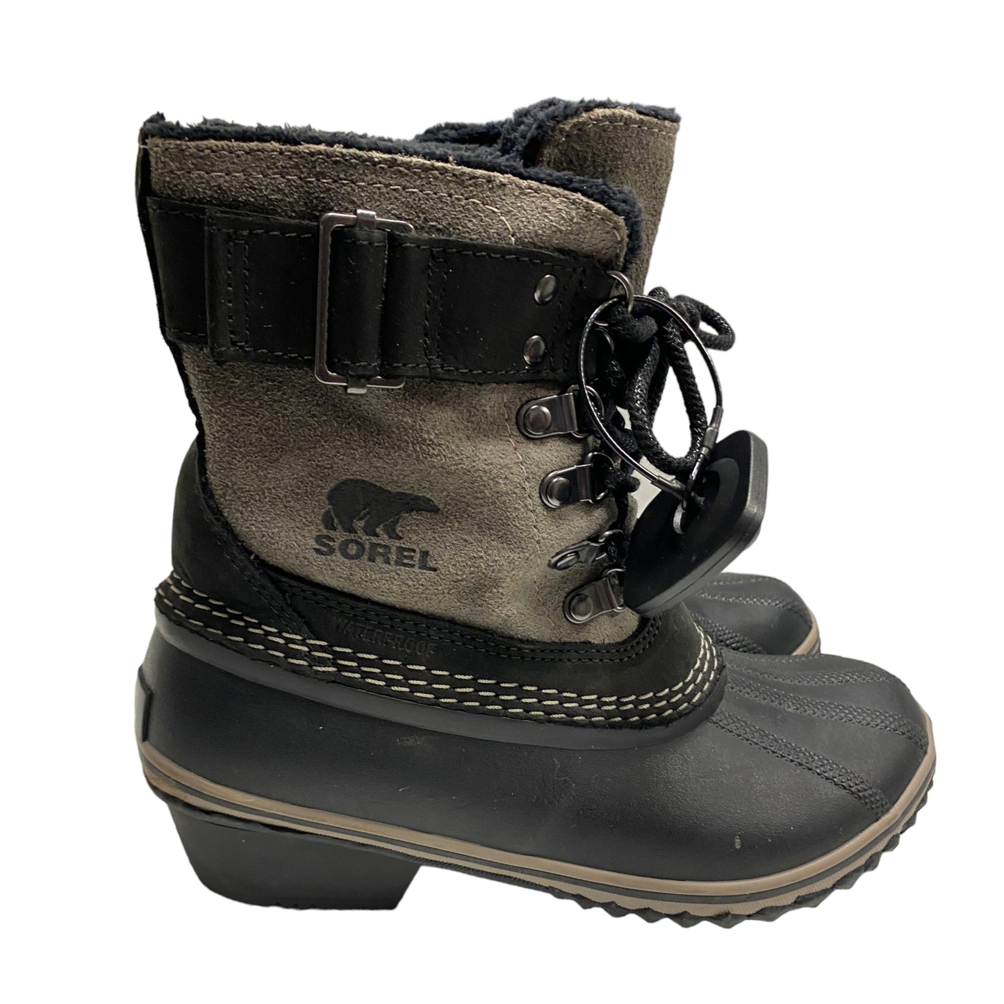 Boots Ankle Heels Desiger By Sorel Size: 6