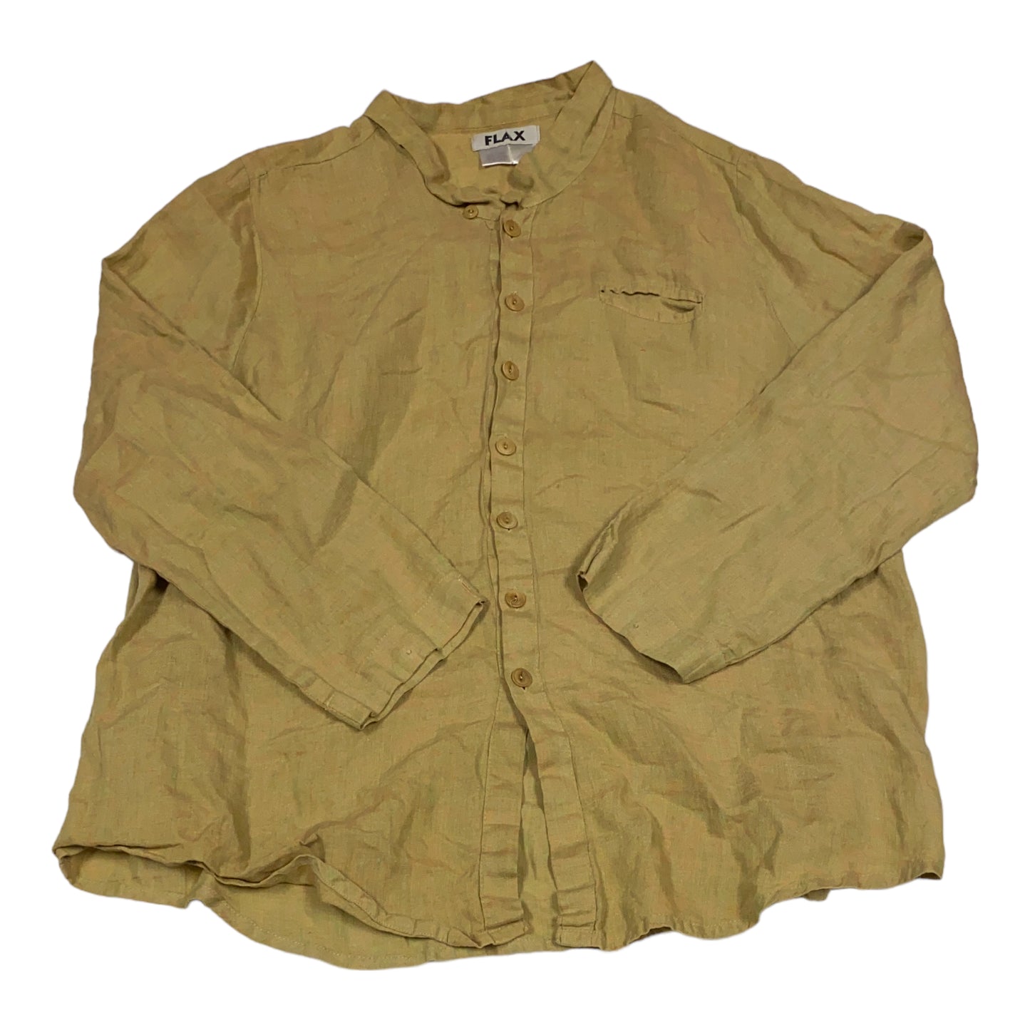Top Long Sleeve By Flax Size: M