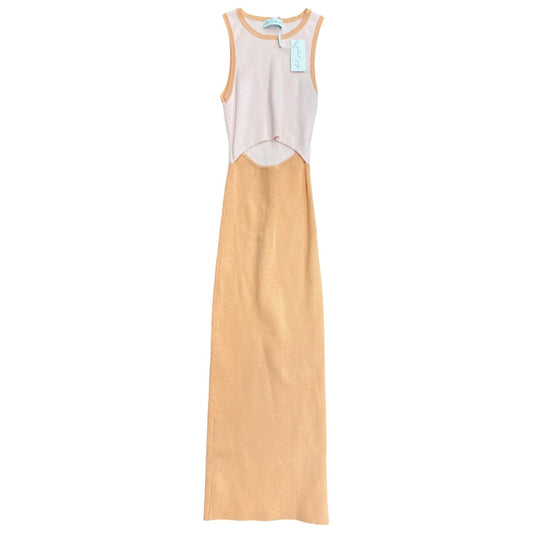 Dress Casual Maxi By Petal & Pup In Orange & Pink, Size:M