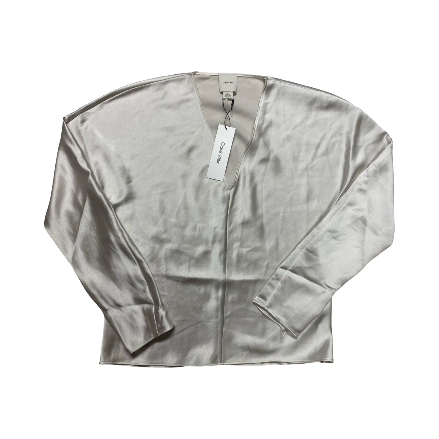 Top Ls By Calvin Klein In Cream, Size:M