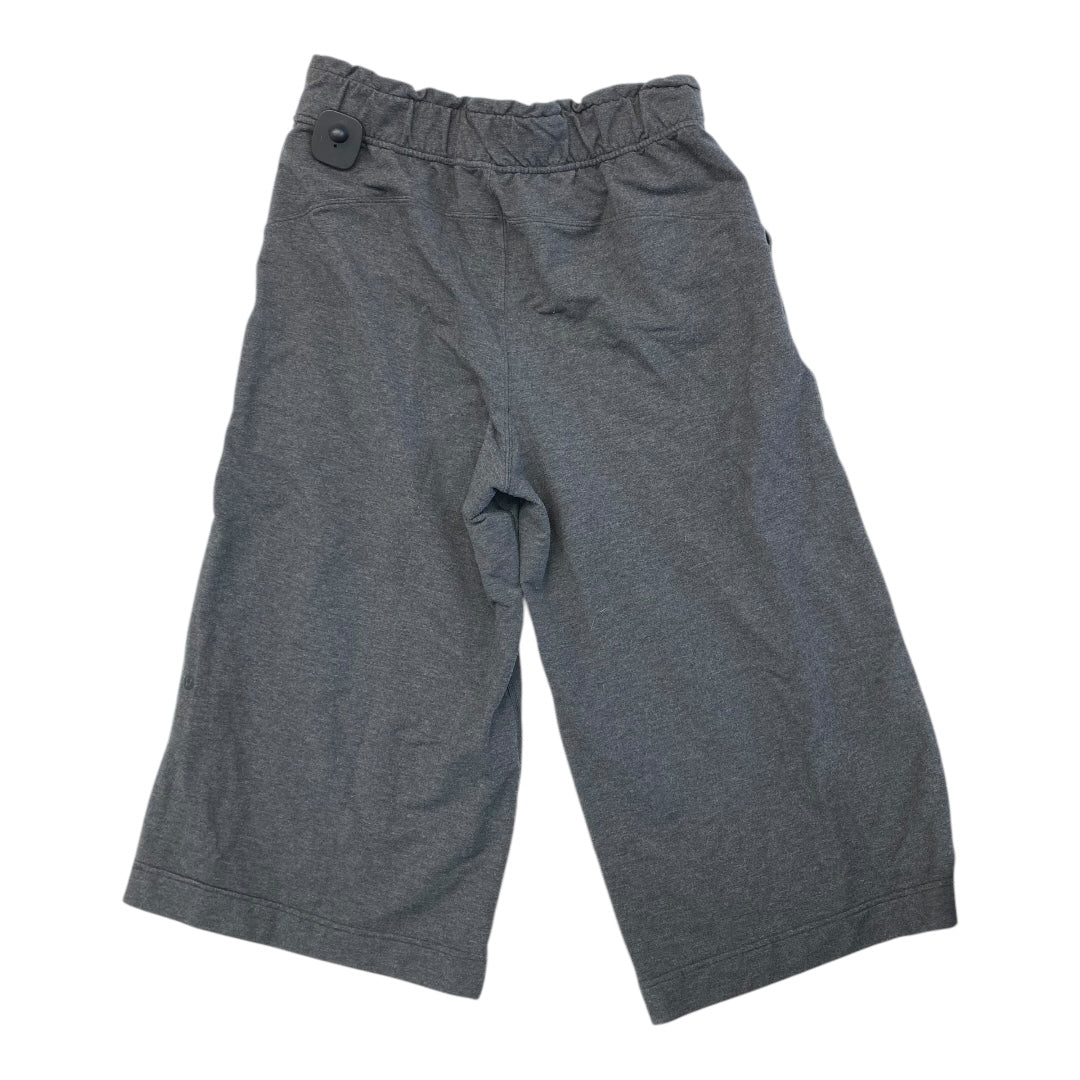 Athletic Capris By Lululemon In Grey, Size:10