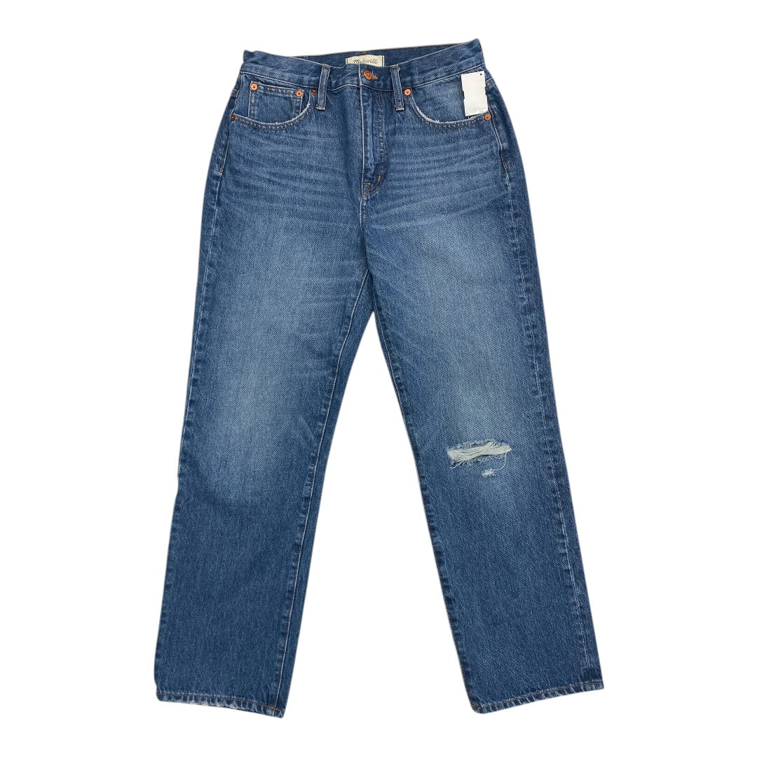 Jeans Straight By Madewell In Blue Denim, Size:6