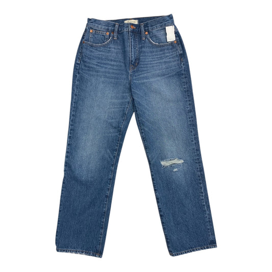 Jeans Straight By Madewell In Blue Denim, Size:6