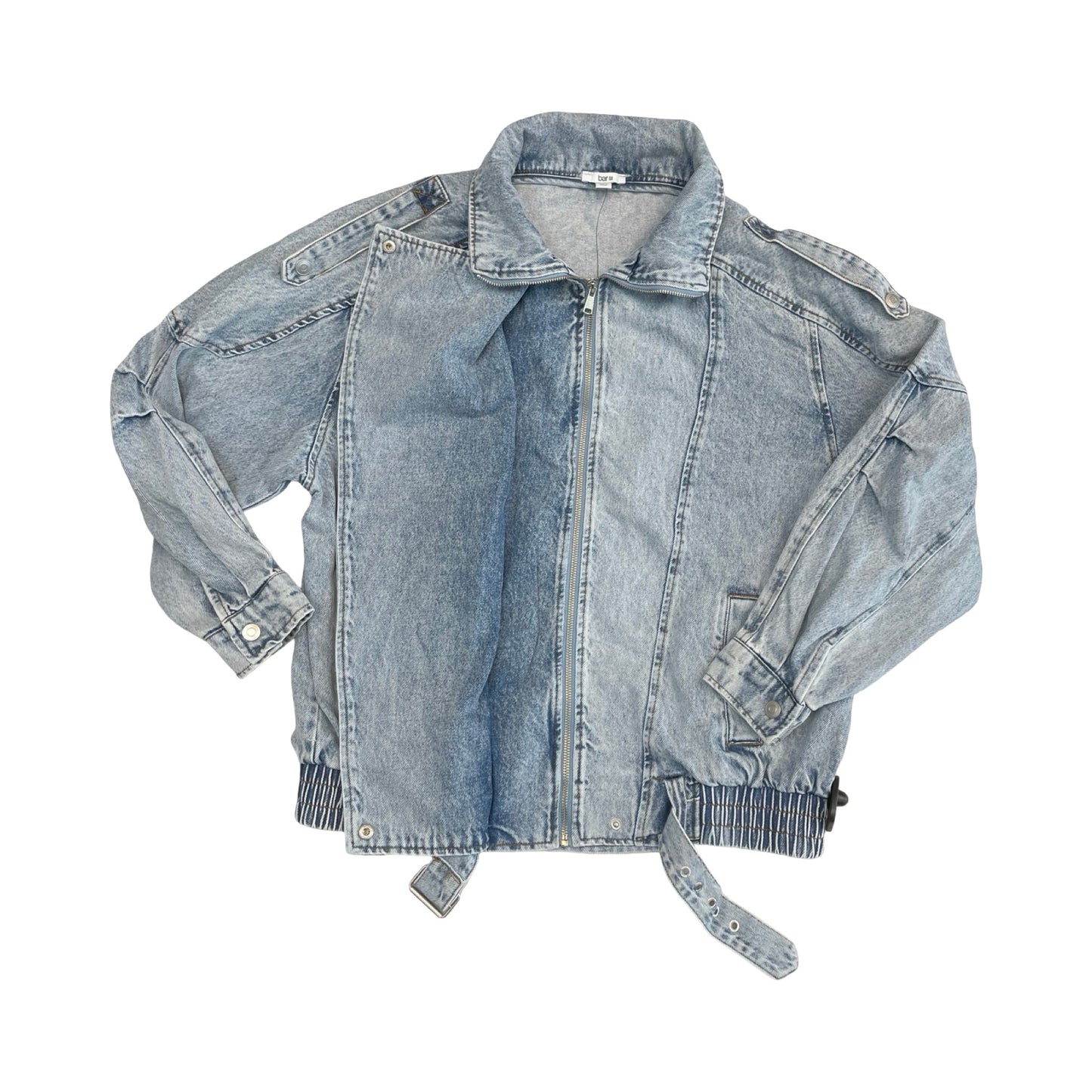 Jacket Denim By Bar Iii In Blue Denim, Size:M