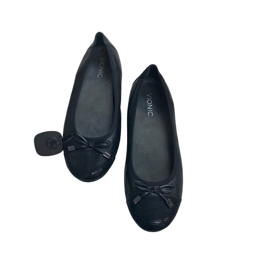 Shoes Flats By Vionic In Black, Size:9
