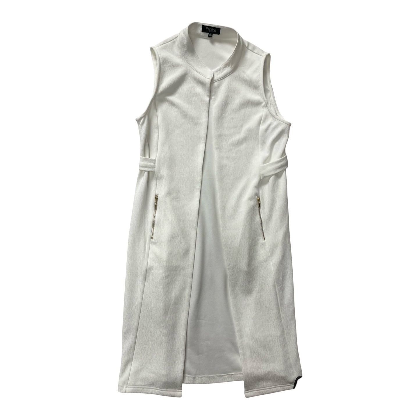 Vest Other By Papillion In White, Size:M