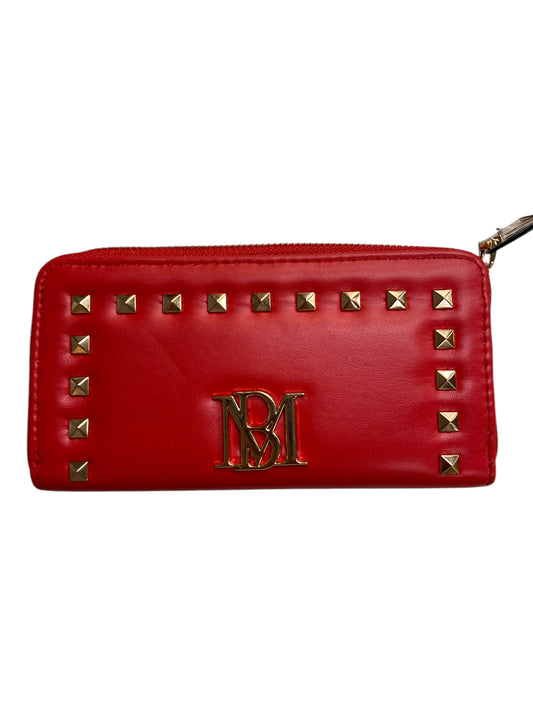 Wallet Designer By Badgley Mischka In Red, Size:Medium