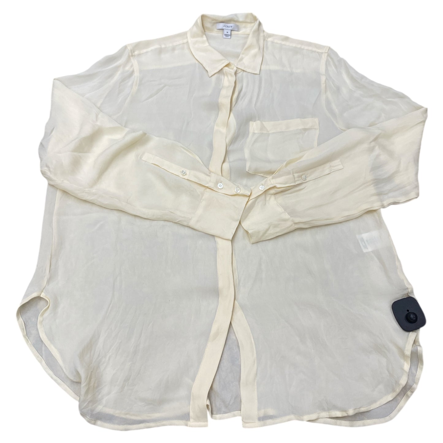 Top Ls By J. Crew In Yellow, Size:16