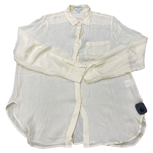 Top Ls By J. Crew In Yellow, Size:16