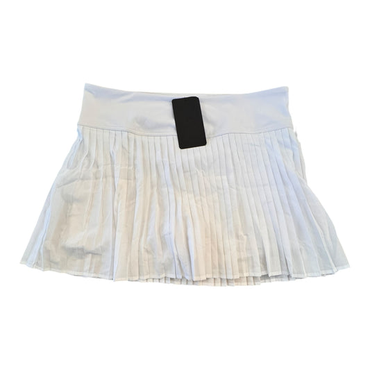 Athletic Skort By Fabletics In White, Size:1X