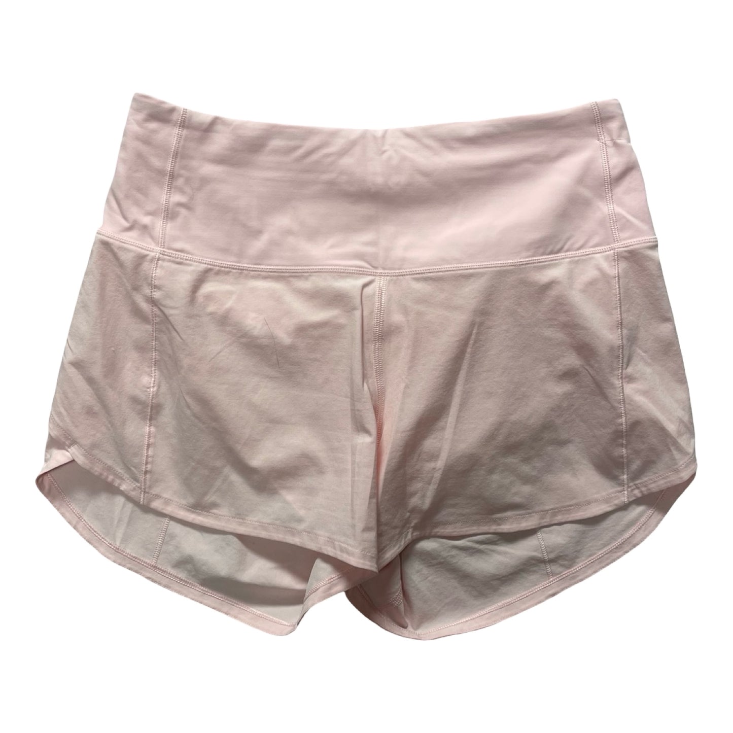 Athletic Shorts By Lululemon In Pink, Size:4