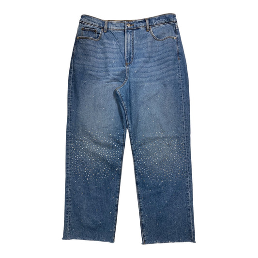 Jeans Straight By Loft In Blue, Size:14