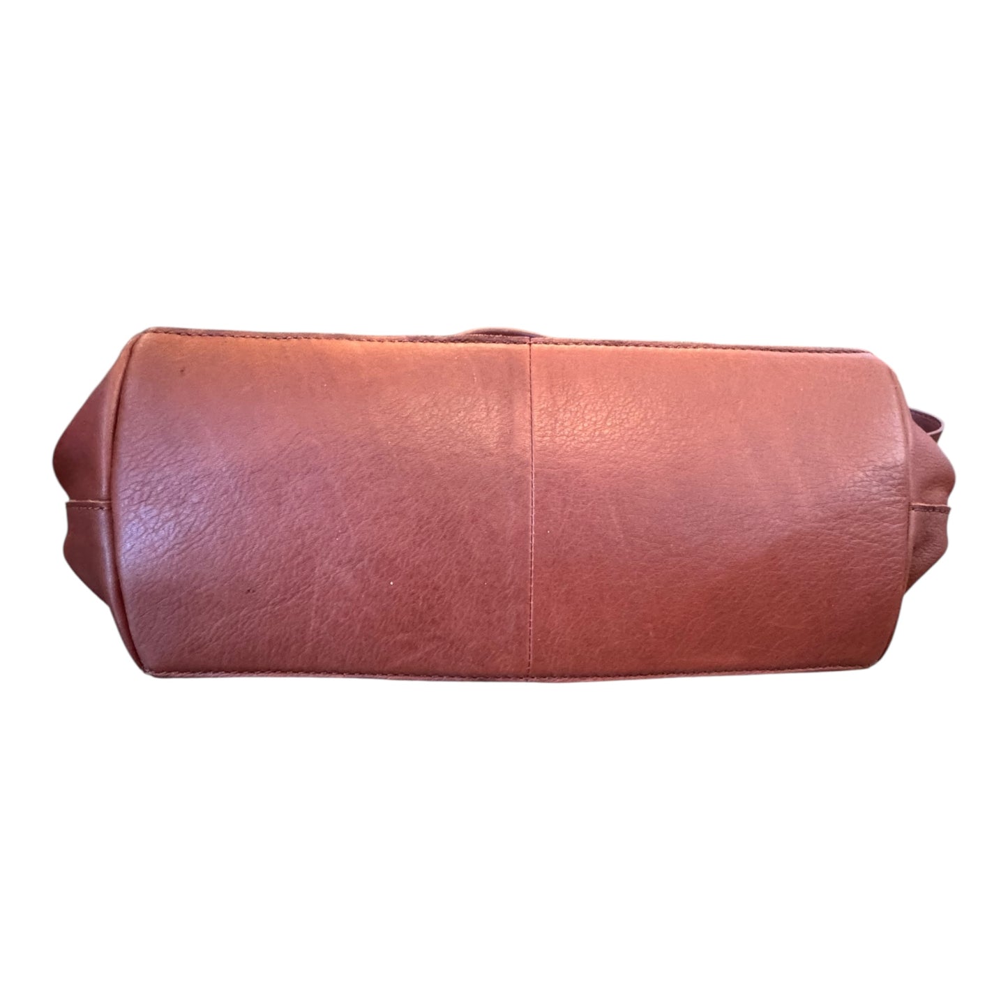 Handbag Leather By Cmc In Brown, Size:Medium