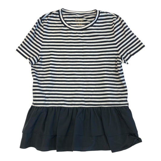 Top Ss Designer By Kate Spade In Striped Pattern, Size:S