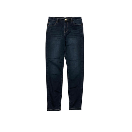 Jeans Skinny By Liverpool In Blue Denim, Size:8