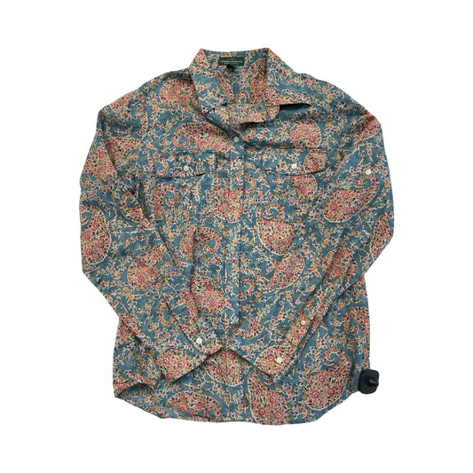 Top Ls By Ralph Lauren In Multi, Size:M