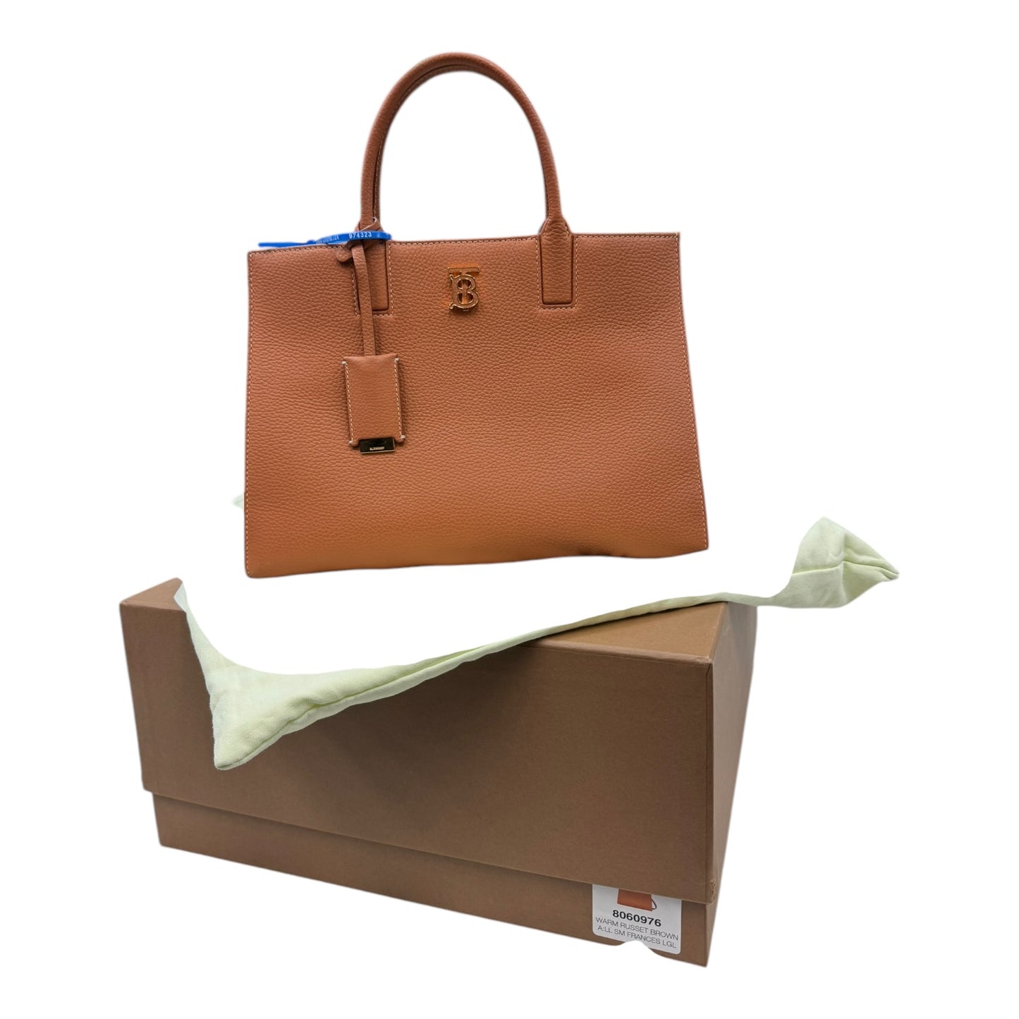 Handbag Luxury Designer By Burberry In Brown, Size:Medium