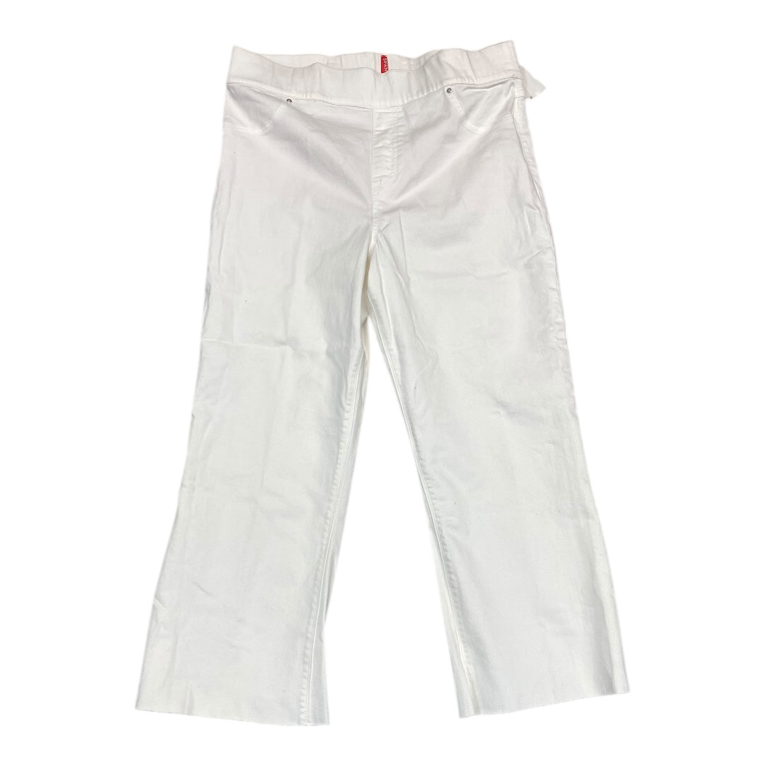 Jeans Straight By Spanx In White, Size:2X