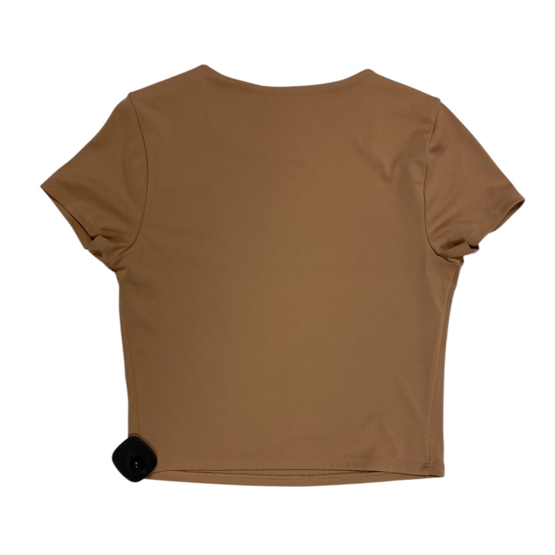 Top Ss Basic By Express In Brown, Size:M