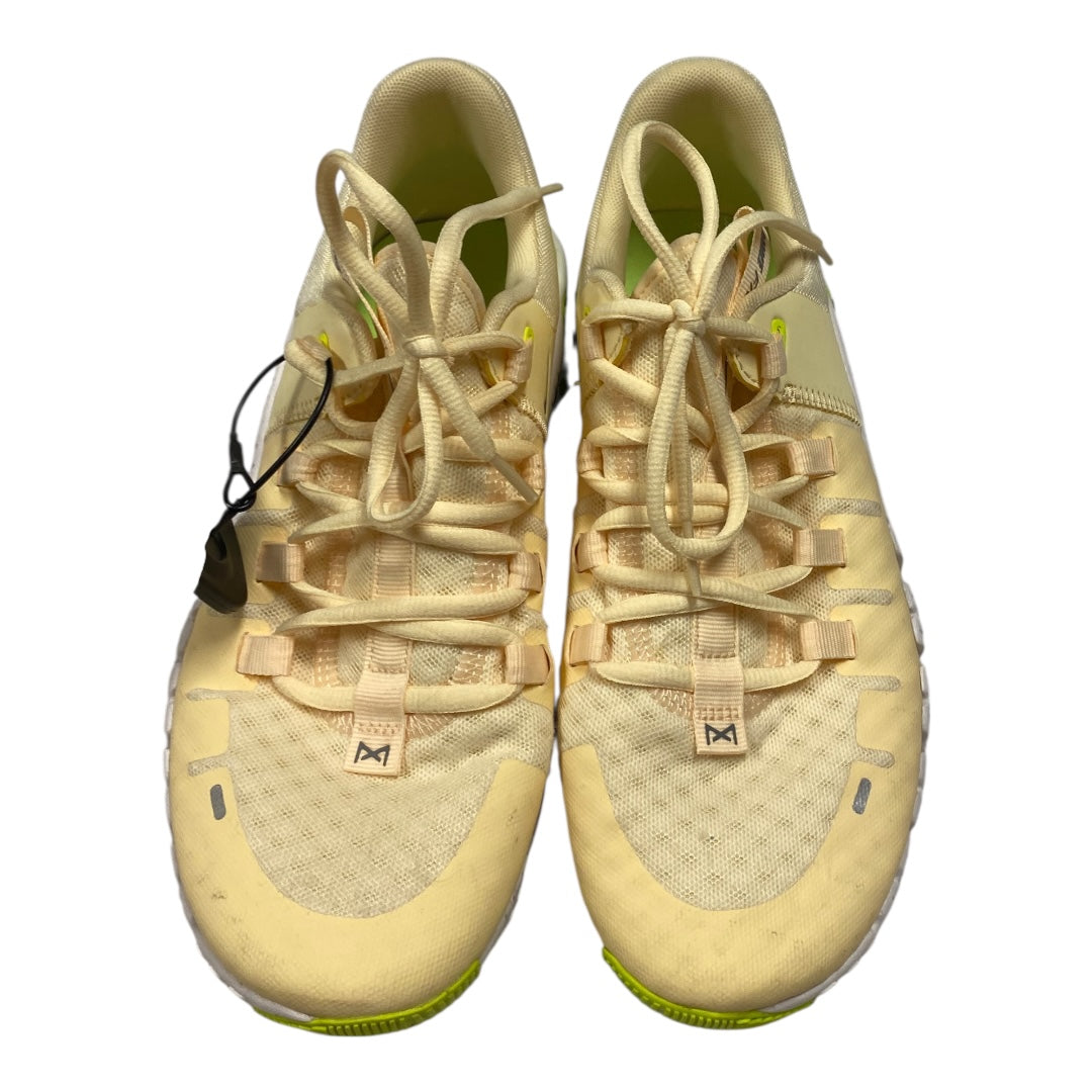 Shoes Athletic By Nike In Yellow, Size:9