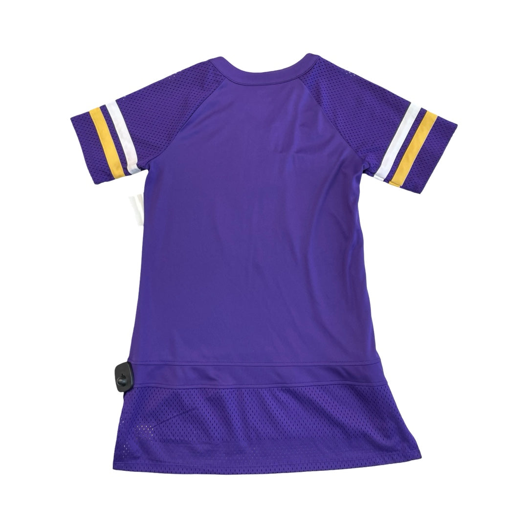 Athletic Top Ss By Fanatics In Purple, Size:S