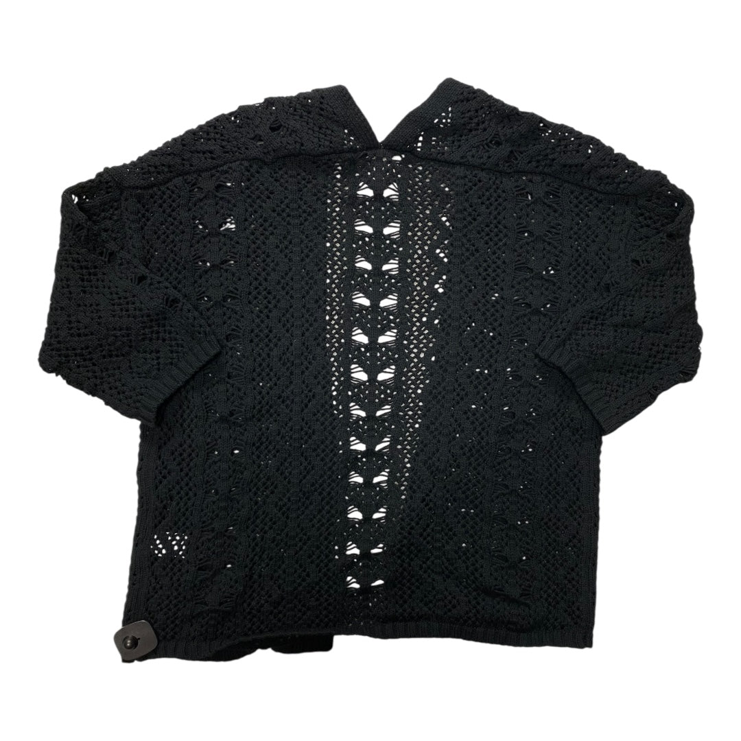 Sweater Cardigan By Lucky Brand In Black, Size:S