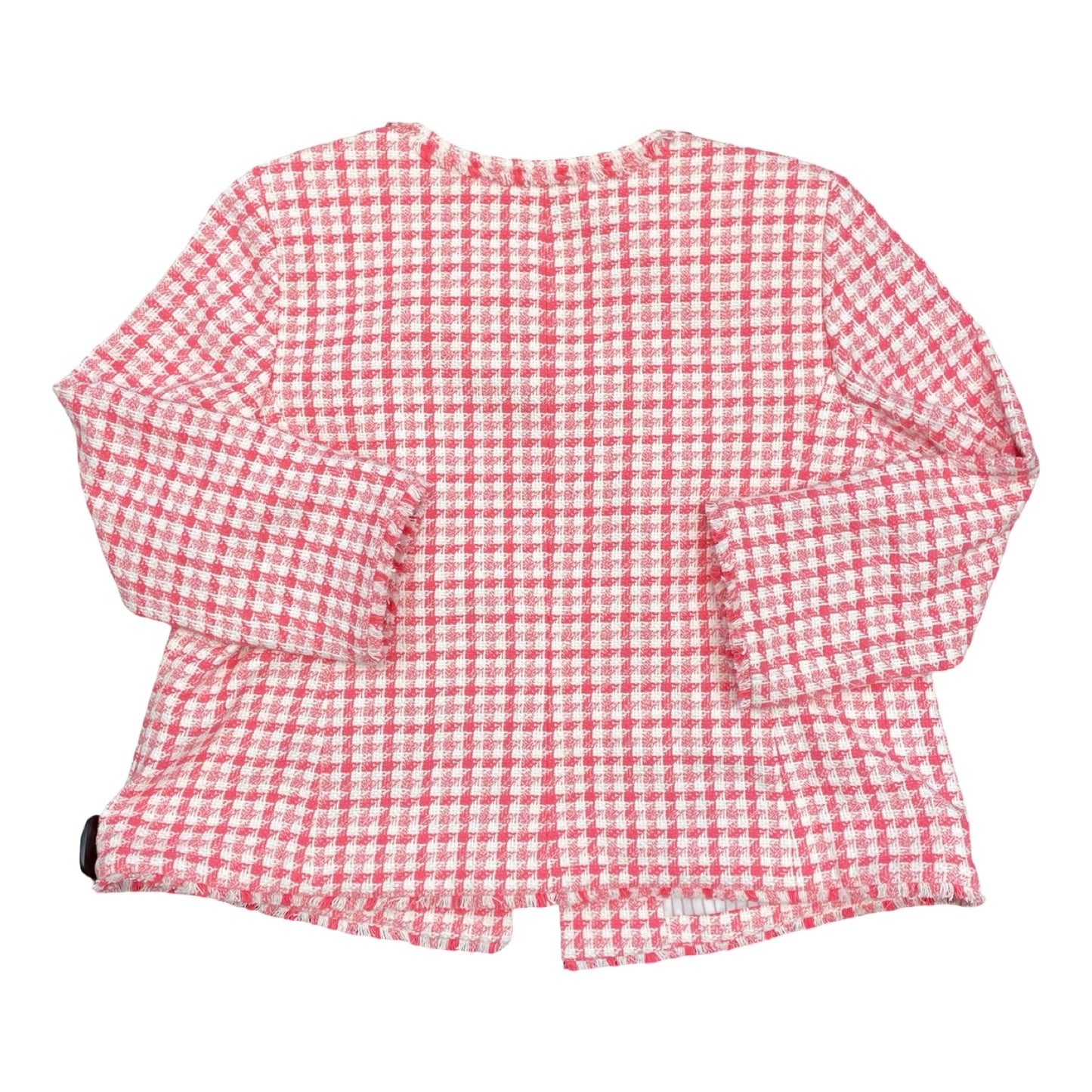 Blazer By Talbots In Pink & White, Size:18