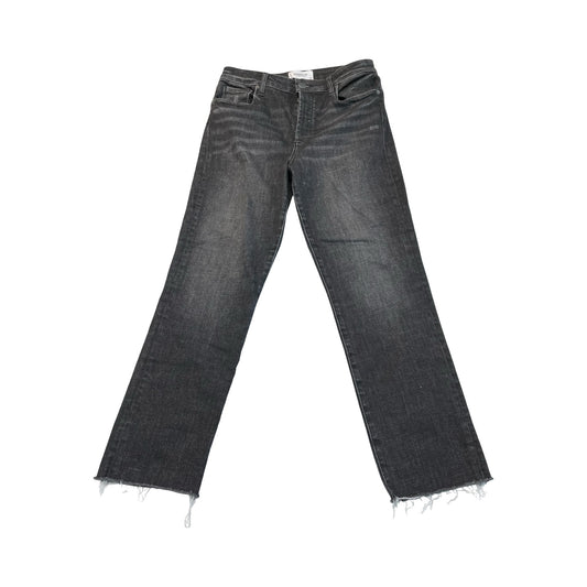 Jeans Straight By Evereve In Black Denim, Size:8
