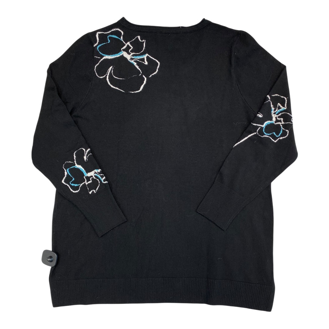 Sweater By Chicos In Black, Size:L
