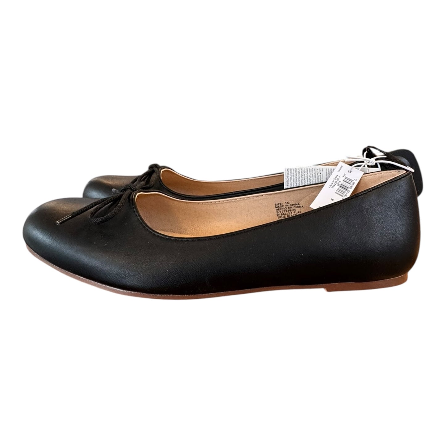 Shoes Flats By Gap In Black, Size:10