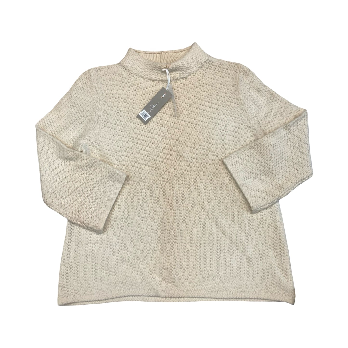 Sweater Cashmere By Cmb In Cream, Size:L