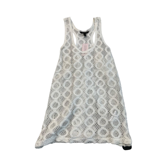 Top Sleeveless By Banana Republic In White, Size:Sp