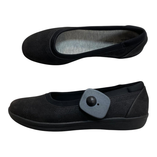 Shoes Flats By Clarks In Black, Size:7