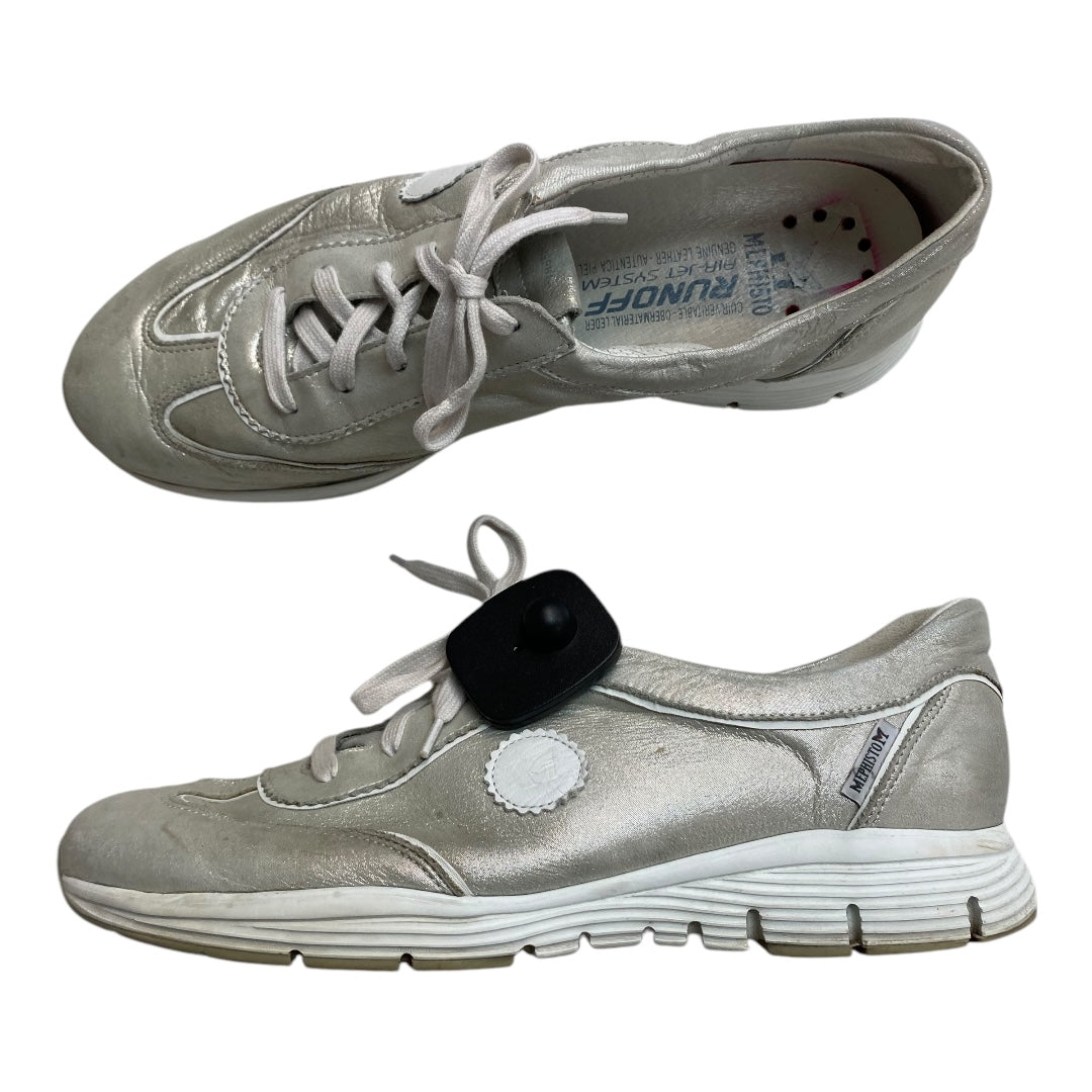 Shoes Sneakers By Mephisto In Silver, Size:10