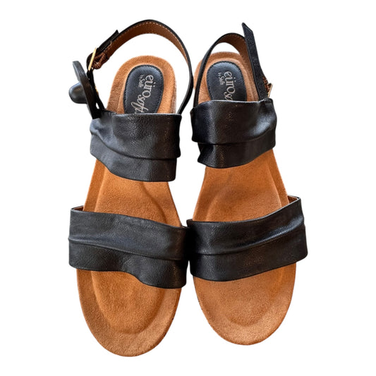 Sandals Heels Block By Sofft In Black, Size:7
