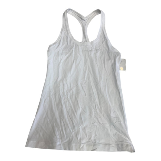 Athletic Tank Top By Lululemon In White, Size:6