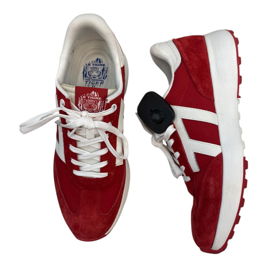 Shoes Athletic By le tigre In Red, Size:8