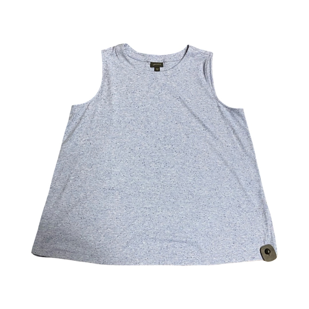 Top Sleeveless By J. Jill In Blue, Size:Xl