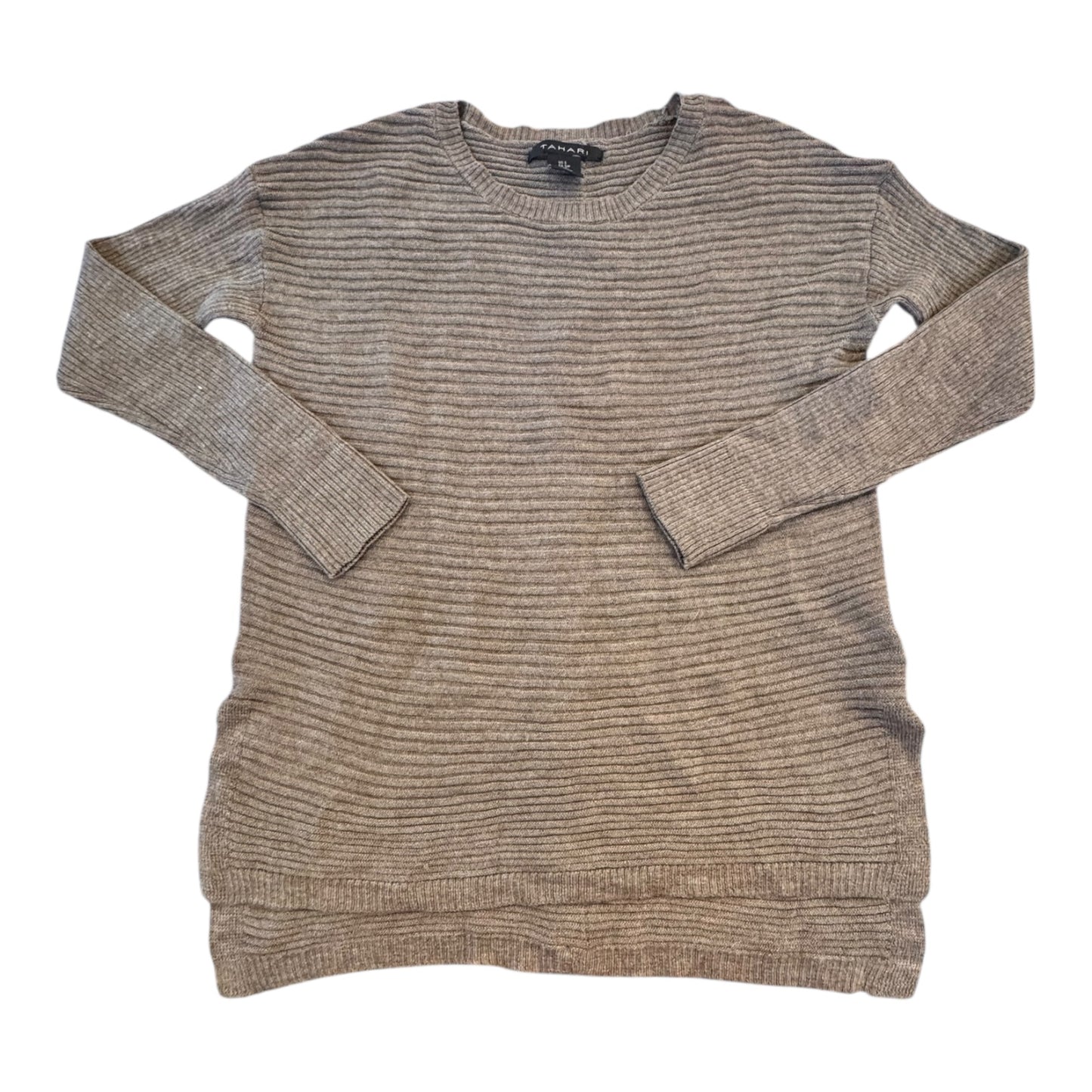 Sweater By Tahari In Taupe, Size:S
