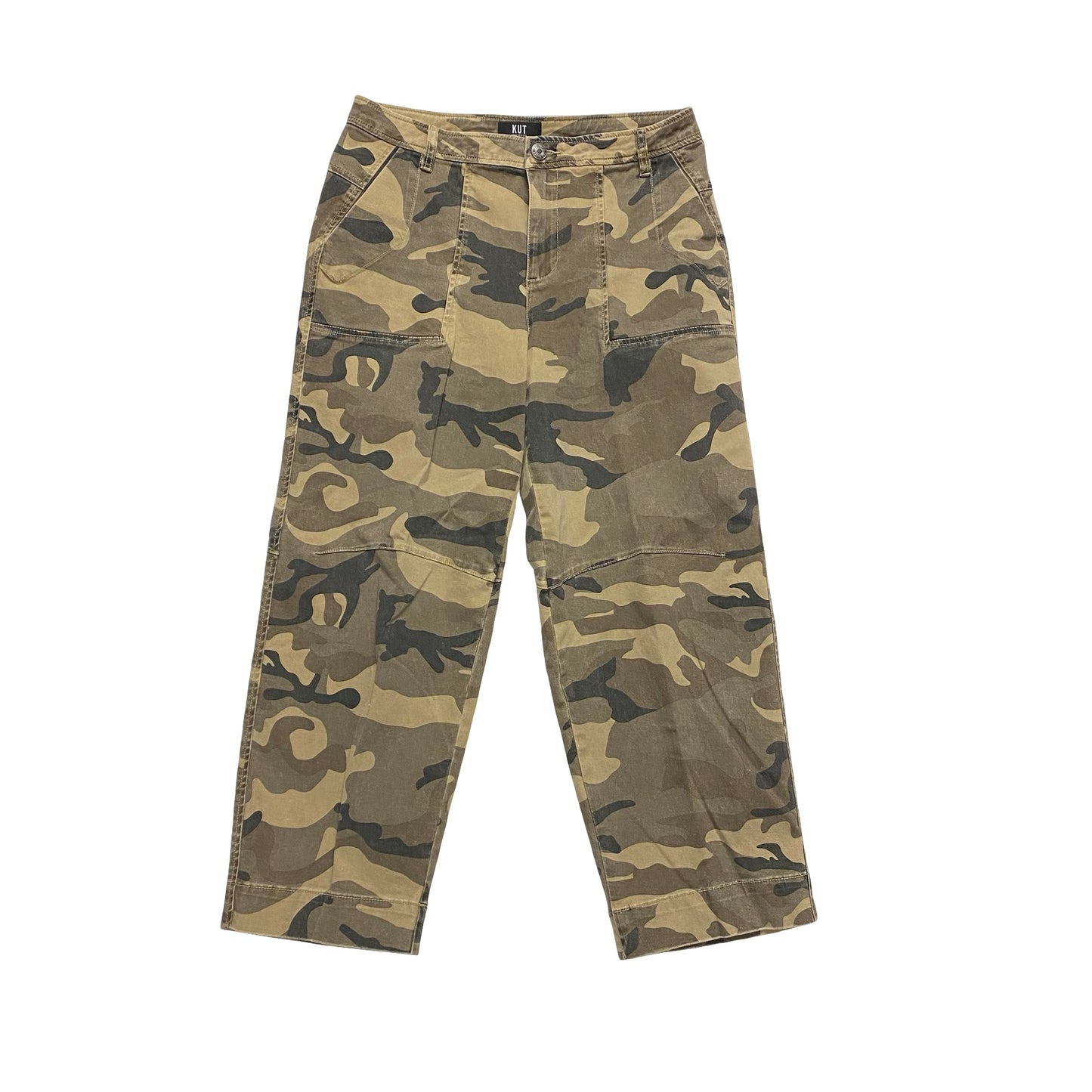Pants Cropped By Kut In Camouflage Print, Size:6